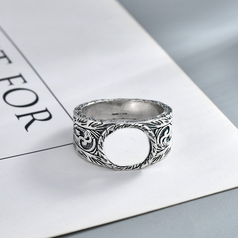 

Silver Plated Ring High Quality Fashion Trend Rings Personality Girl Gift Jewelry Supply