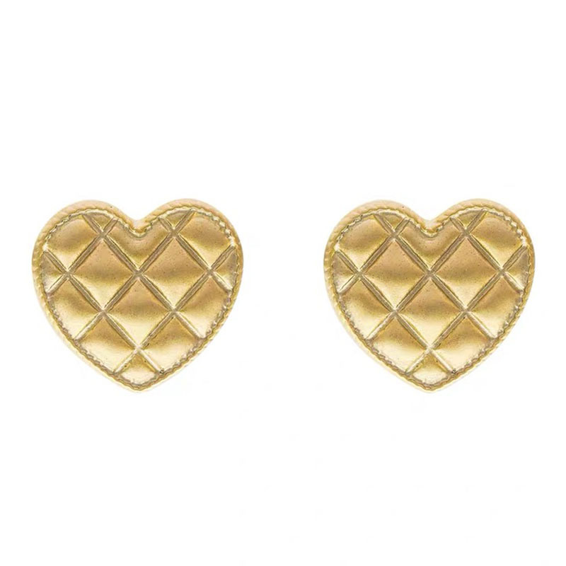 

Heart shaped metal hand sewn button shirt decorative button