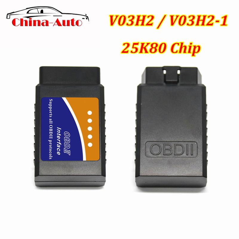 

Code Readers & Scan Tools V03H2-1 Elm327 Bluetooth V1.5 BT Adapter Works On Android Torque ELM 327 V 1.5 Interface OBD2/OBD II Auto Car Diag