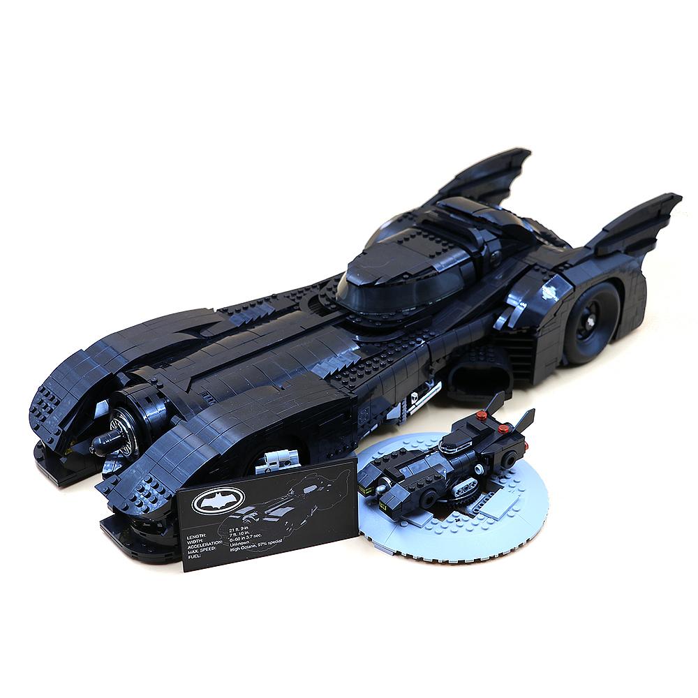 

New 2021 In Stock 59005 1989 Batmobile Model 3856Pcs Building Kits Blocks Bricks Toys Children Gift Compatible 76139