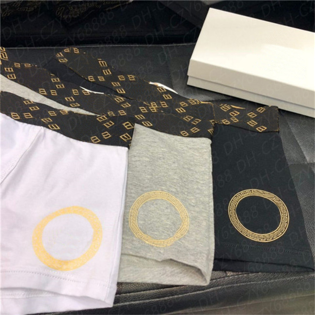 

2021 Designer men's Underpants 100% cotton breathable fashion brand briefs boxer luxury men Underwear size M-XXL, 3 pieces =1 box =3 pieces