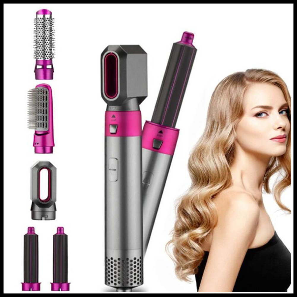 

EPACK 5 Heads Multi-function Hair Curler Dryer Automatic Curling Irons with Gift Box For Rough and Normal EU US UK AU Plug
