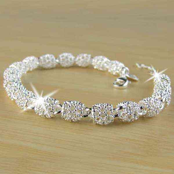 

Delysia King Women's Beaded Hollow Bracelet Luxury Designer Charms for Bracelets