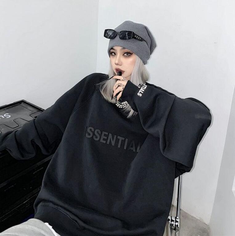 

Autumn/winter fashion men's and women's style hoodie pure cotton personality hoodies ChaquetÃ³n, Black