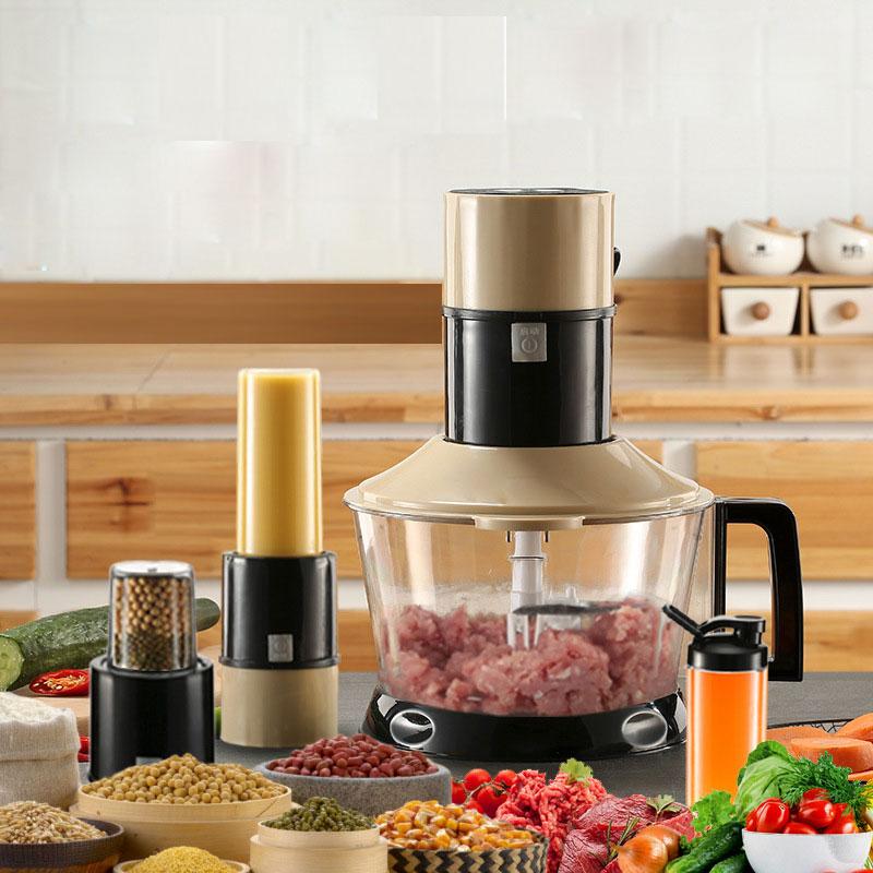 

Meat Grinders Five In One Grinder High Low Speed Chopper 3L Electric Automatic Mincing Machine 450W Blender Household Juicer