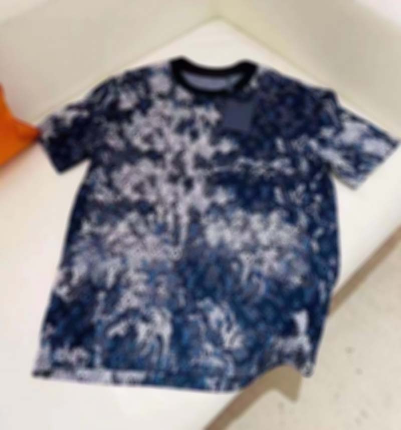 

21ss mens Tee t shirts Knitted fabric letters printing men clothes short sleeve mens shirts tag letters polo New black blue, White;black