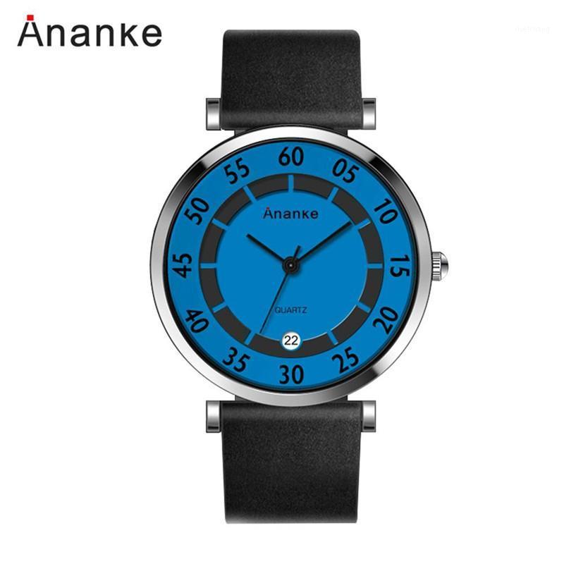 

Fashion And Creative Sport Men Watch Calendar Waterproof Men's Leather Strap Casual Male Quartz Wristwatch Wristwatches, Color 2