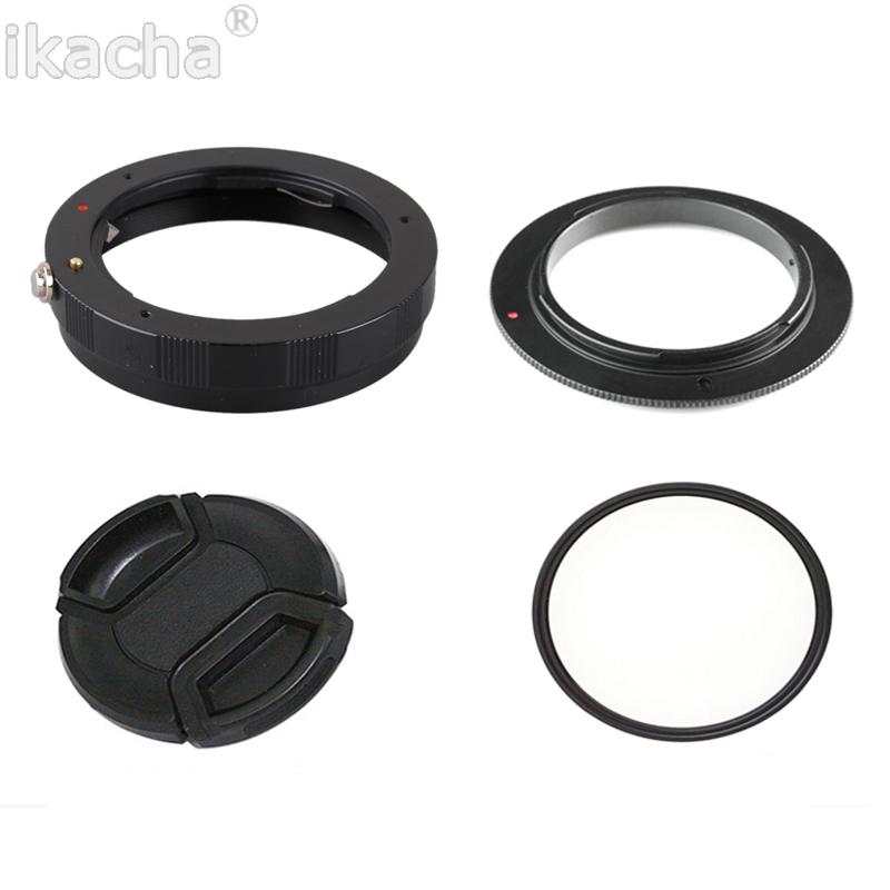 

Lens Adapters & Mounts For Pentax Macro Reverse Adapter Protection K-r K20D K-50 K-3 K-5 II IIs K-S1 Re-installed 58mm UV Filter Cap Hood