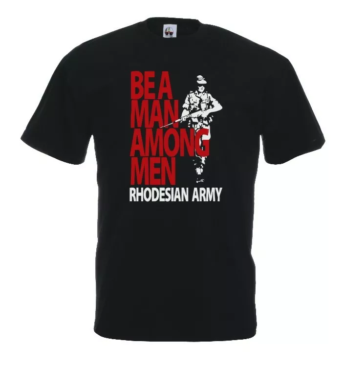 Sweater Chemise J593 Armée Rhodésienne Soyez un homme parmi les hommes Collection de l'armée