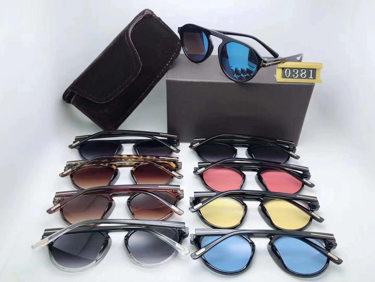 

New round Sunglasses Woman Eyewear Fashion Designer rounds Sun Glasses UV400 Lenses Trend Sunglasses 0381 With box
