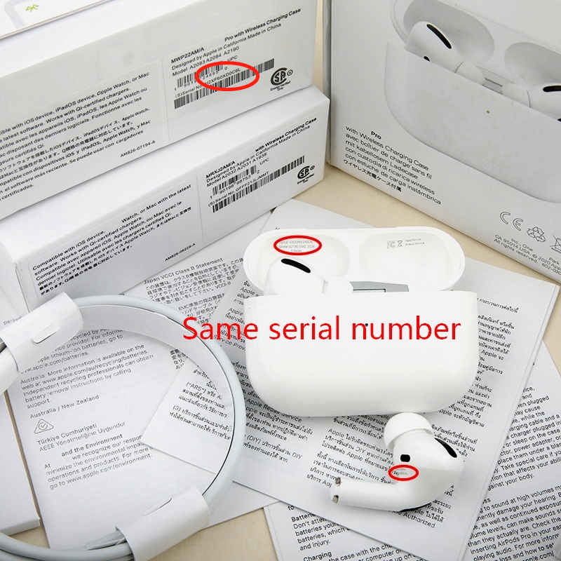 

Air Earphones H1 Gen 3 Wireless Charg Chip Pods Headphones 2 Earbuds Pro Hinge Case White Retail Package