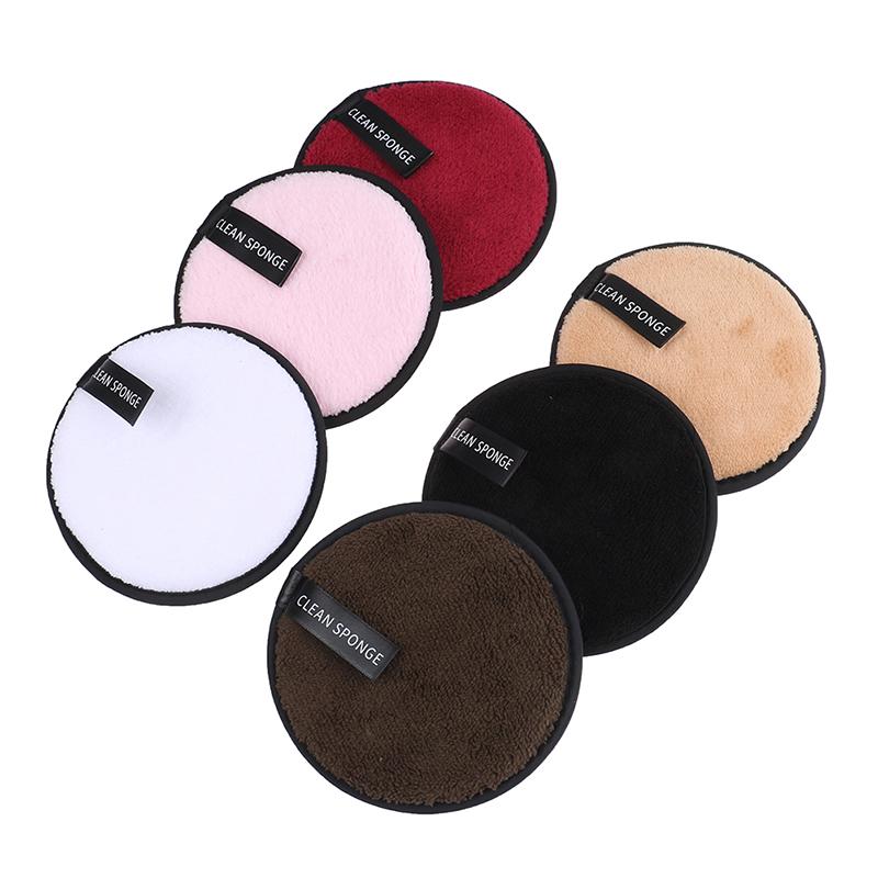 

Microfiber Cloth Pads Remover Face Cleansing Towel Reusable Makeup Sponge Double Layer Nail Art Cleaning Wipe Tools Sponges, Applicators & C