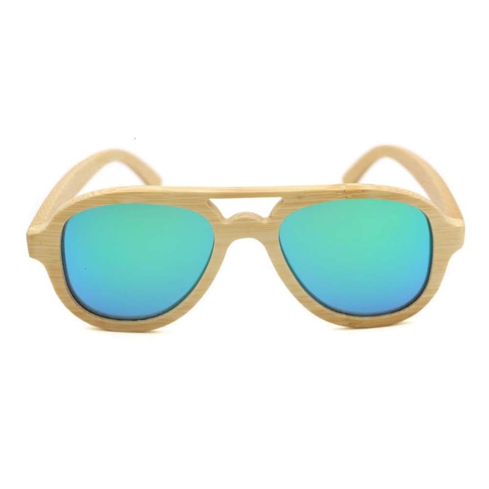 

Highend accessories Bamboo Sun Glass Fashionable UV Wooden Sunglass, Black