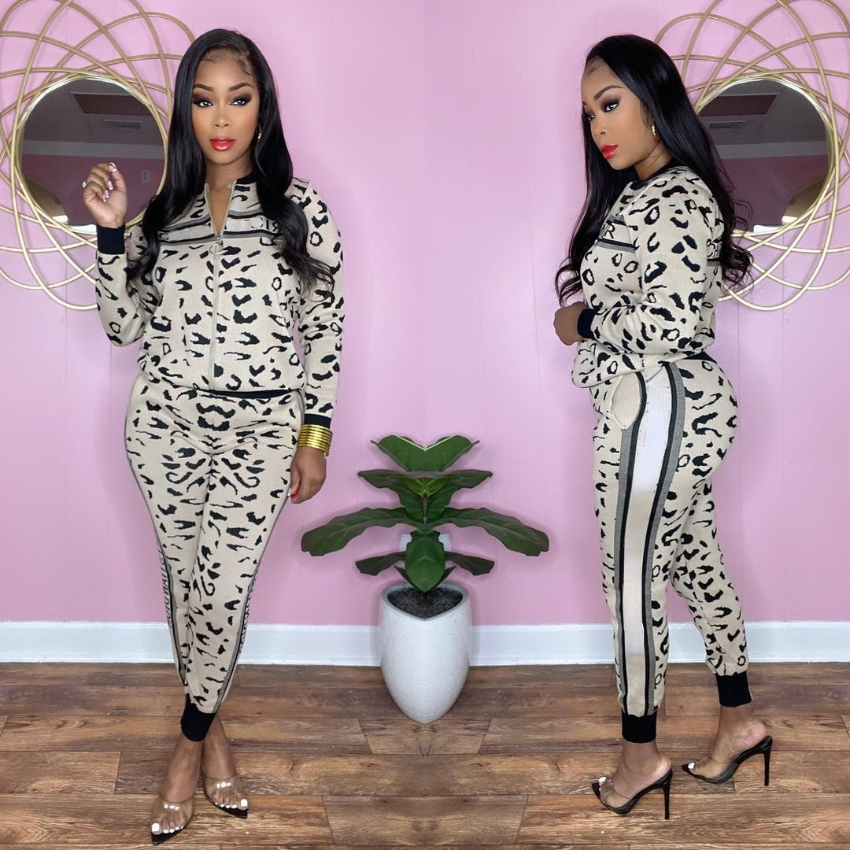 

Fashion Women' Tracksuits Designer Two Pieces Sets Top and Long Pants Letter Printing High Quality Sportwear For Women, Black