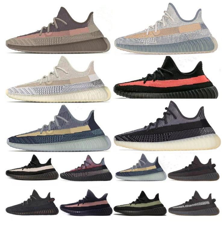 

2021 Kanye Men V2 Running Outdoor West Reflective Shoes Mono Clay Ice Mist Women Ash Blue Pearl Stone Cinder Zyon Trainers Sneakers 36 84Bg#