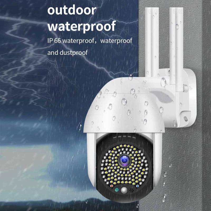 

5MP PTZ WIFI IP Camera Outdoor 122 LED 1080P 8X Digital Zoom Wireless Security CCTV Surveillance Two Way Audio Cloud Cameras