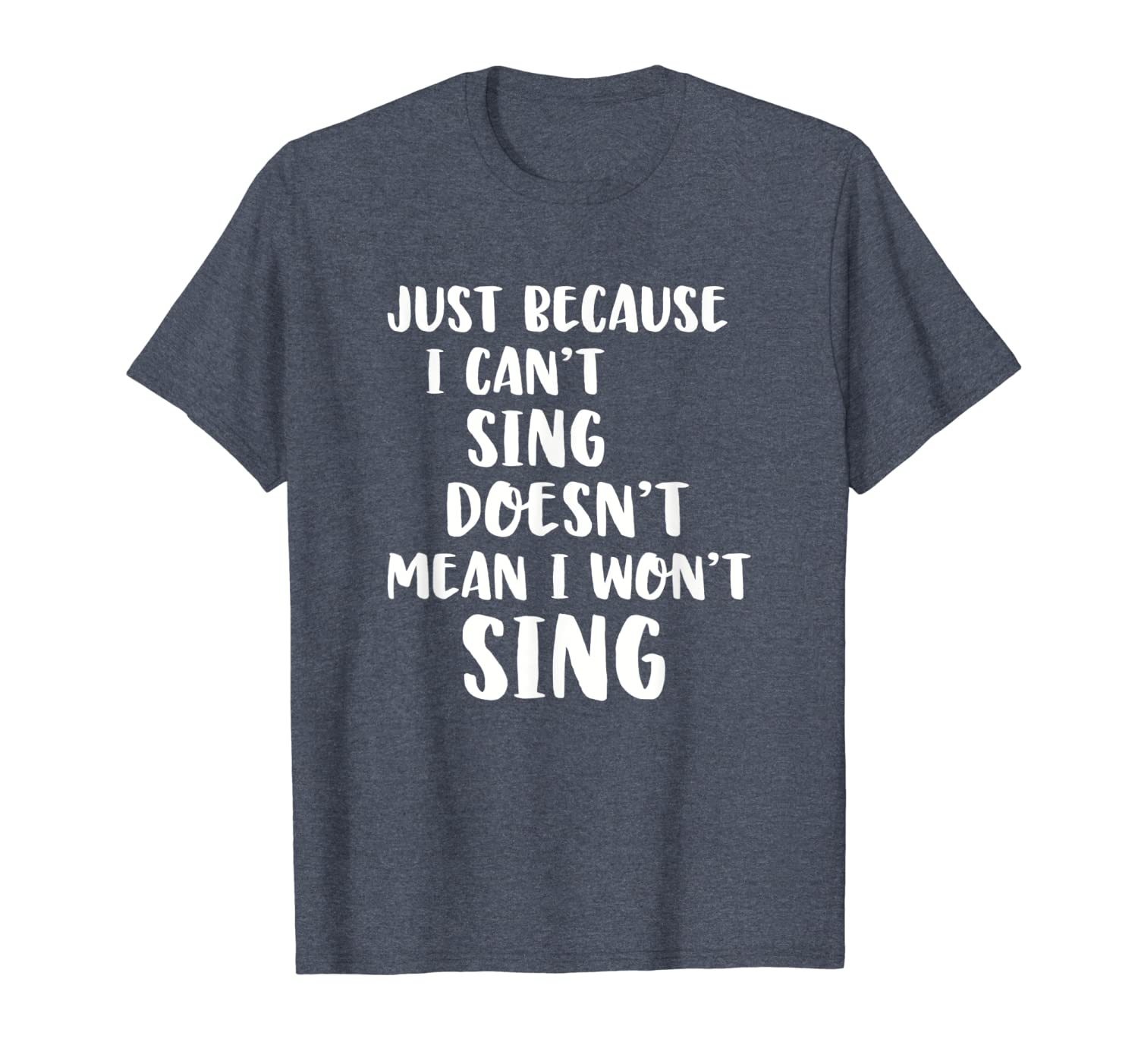 

funny singing humor for karaoke and music lovers t-shirt, White;black