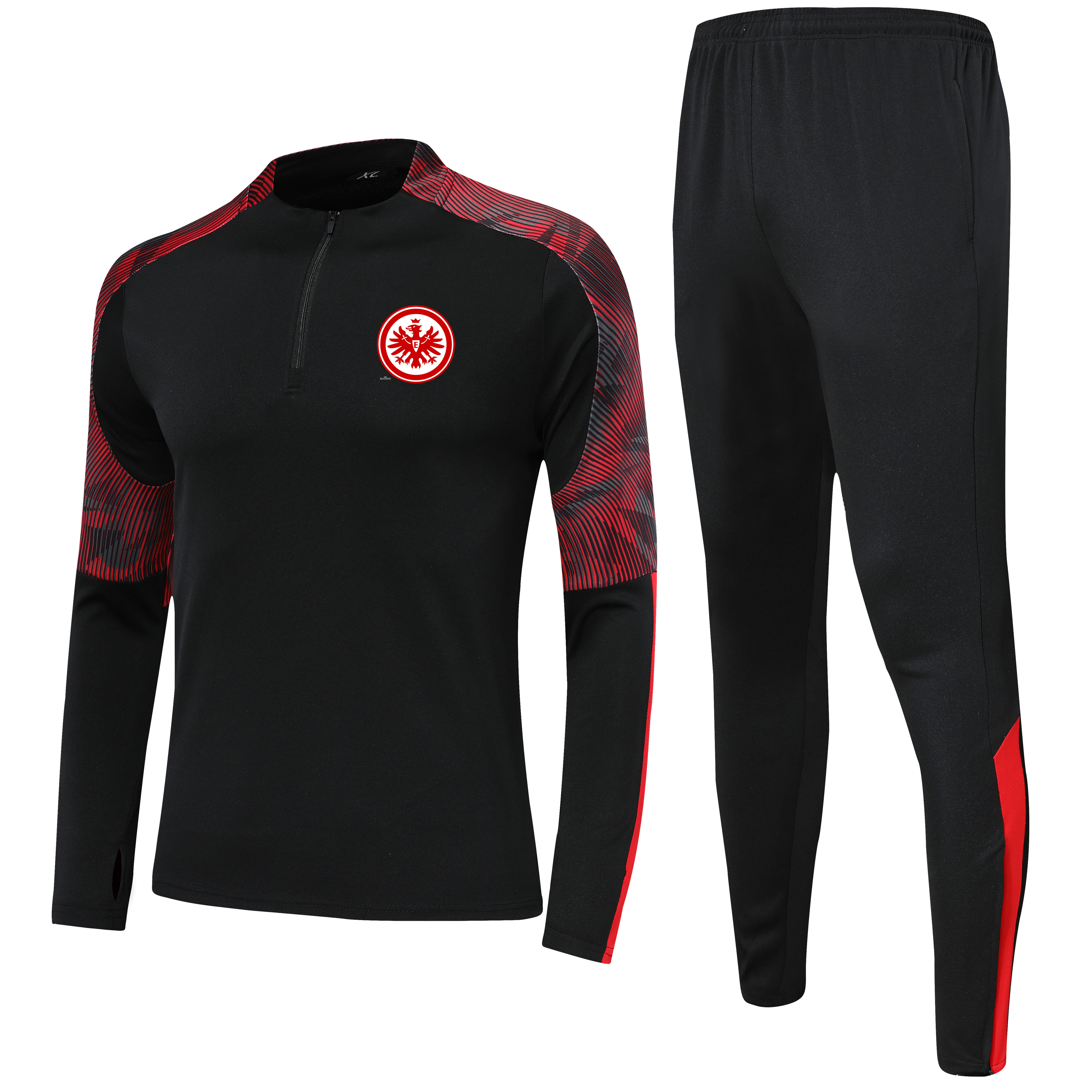 

Eintracht Frankfurt Kids Size  to XS Running Tracksuits Sets Men Outdoor Suits Home Kits Jackets Pant Sportswear Hiking Soccer Training Suit, No3