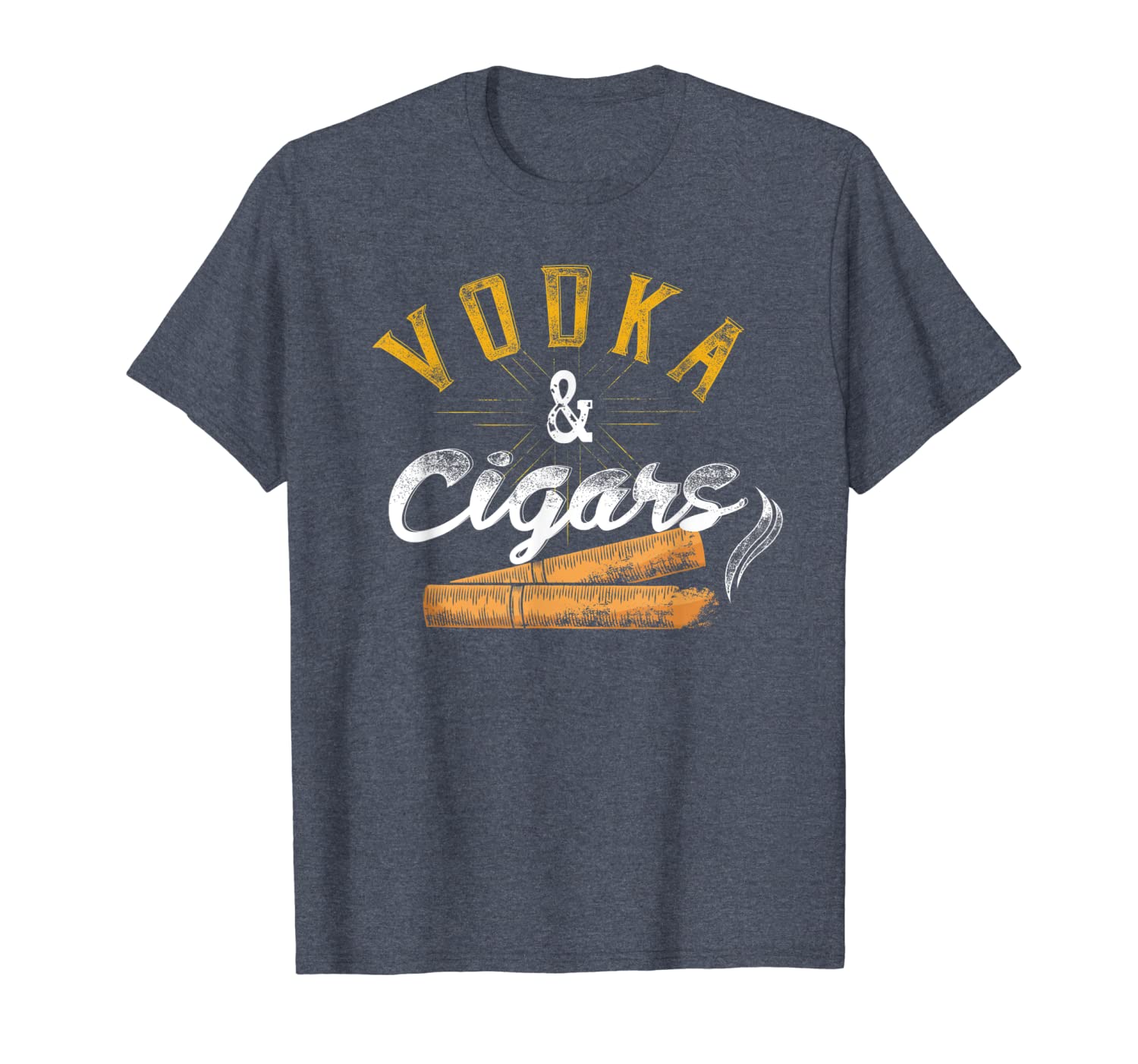 

mens vodka and cigars cigar smoking liquor drinking t-shirt, White;black