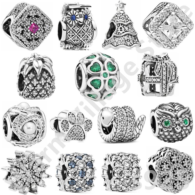 

Other 925 Sterling Silver Ladies Charm Christmas Series Snowman Compatible With Original Bracelet Birthday Jewelry Gift