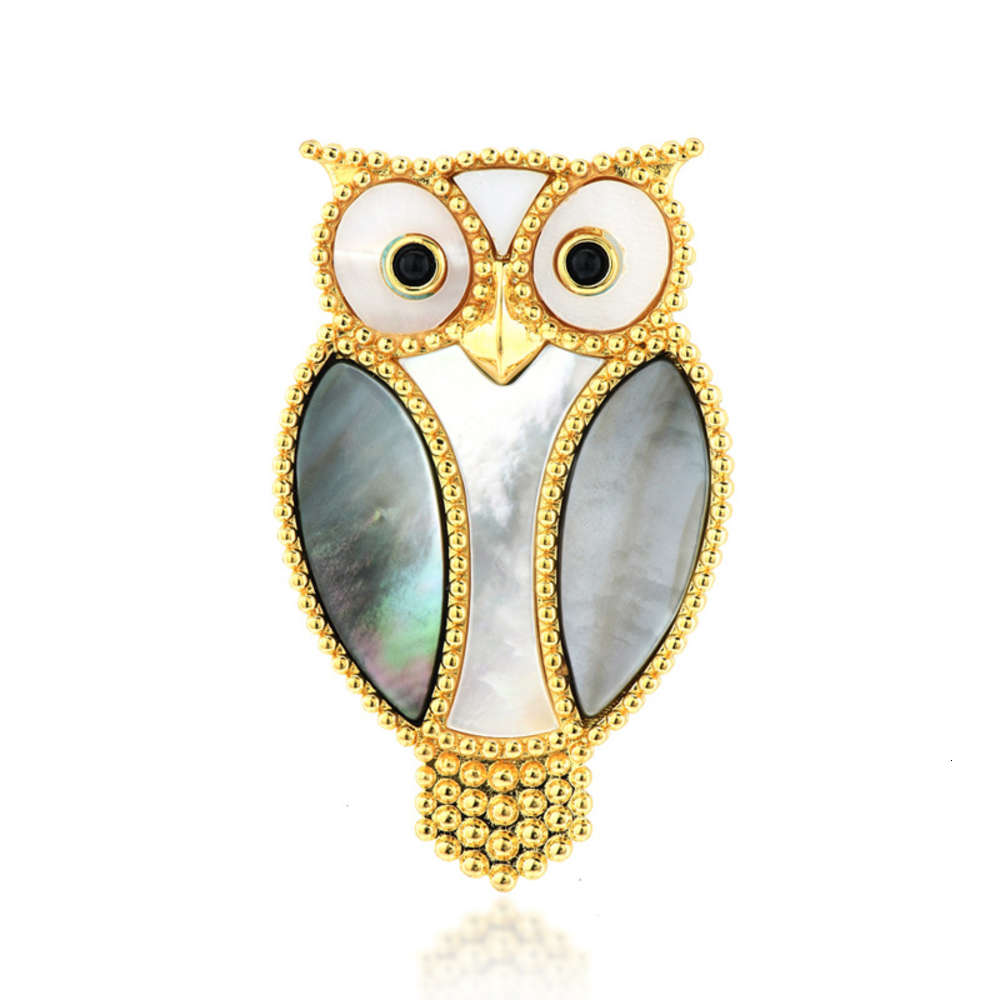 

HBP White Fritillaria Owl Brooch cute fashion versatile personality atmosphere women's suit accessories pin animals