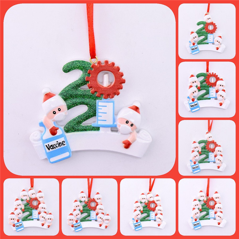 

2021 Christmas Ornaments Cute Snowman Doll Home Decoration Xmas Tree  Pendant