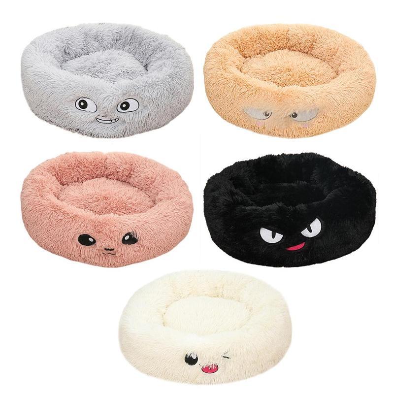 

Winter Warm Dog Bed Lamb Velvet Cat Round Pet Cushion House Kennel Puppy Mat Sleeping Beds Sofa Supplies Kennels & Pens