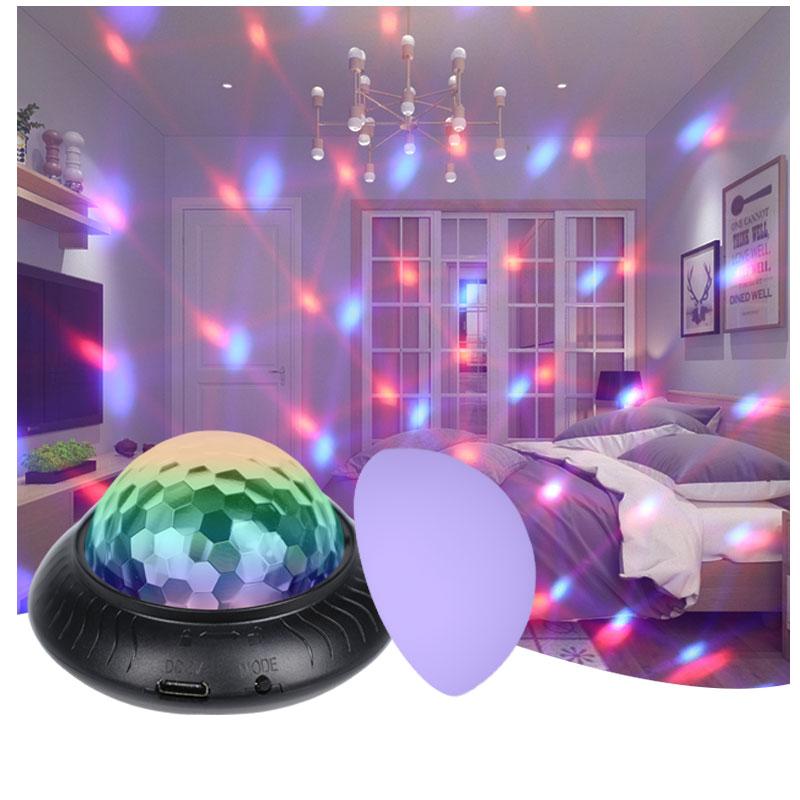 

Night Lights WUZSTAR LED Batteries Lighting Child Bedroom Starry Sky Projector RGB Christmas Party Lamp Music Senso For Home Decoration
