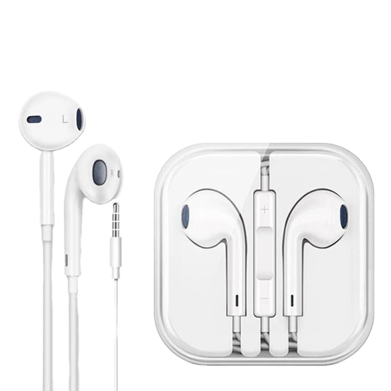 Wired Earphones 3.5 mm High Bass In ear Type-c Wired Earphone Headphones Earbuds With Mic for iphone 7 8-image-751155419