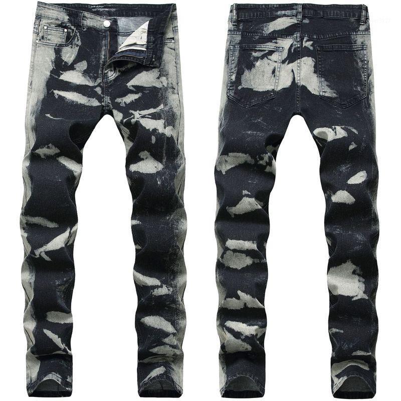 

Men's Jeans Skinny Fashion Pencil Pants Large Size High Quality Stretch Cotton Denim, Blue