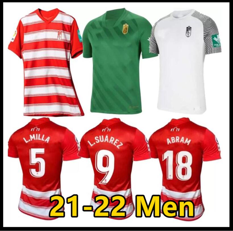 

Camiseta 1ª Granada CF L.SUÁREZ Soccer Jerseys 2021 22 Home D.MACHÍS A.PUERTAS L.MILLA Football Shirt Kit DOMINGOS D. SORO C.NEVA MOLINA Monchu Luis Abram Maillots de Foot, 21/22 home