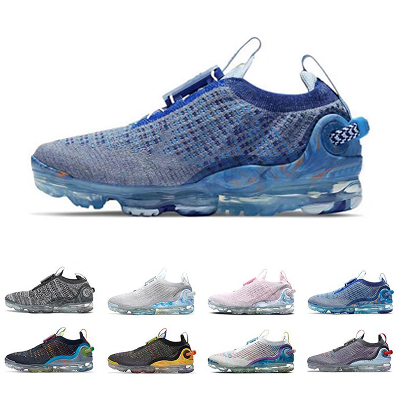 

knit 2021 men women running shoes Team Red Deep Royal Stone Blue Pure Platinum Oreo Obsidian Newsprint Iron Smoke dark Grey mens trainers sports sneakers, Color#1