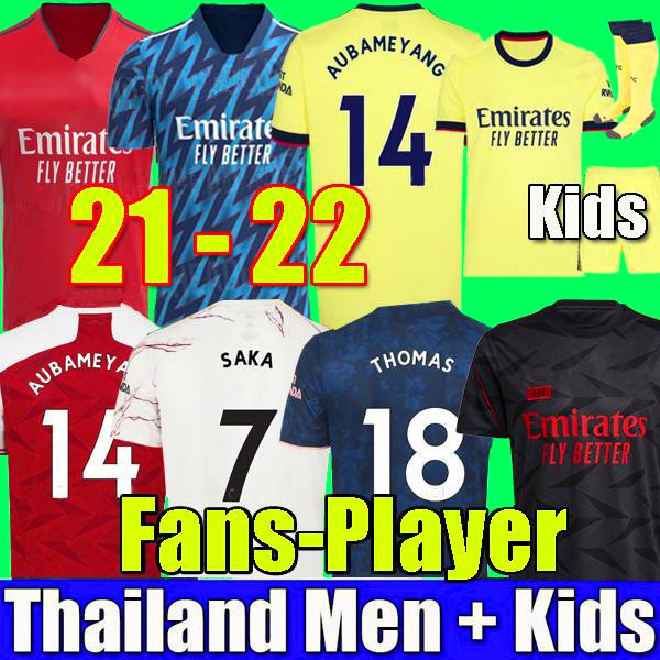 

Arsena F.C. soccer jersey 20 21 22 gunners ODEGAARD THOMAS PEPE SAKA TIERNEY HENRY WILLIAN SMITH ROWE Fans Player version 2021 football shirt Kid sets uniform jerseys, Colour 16