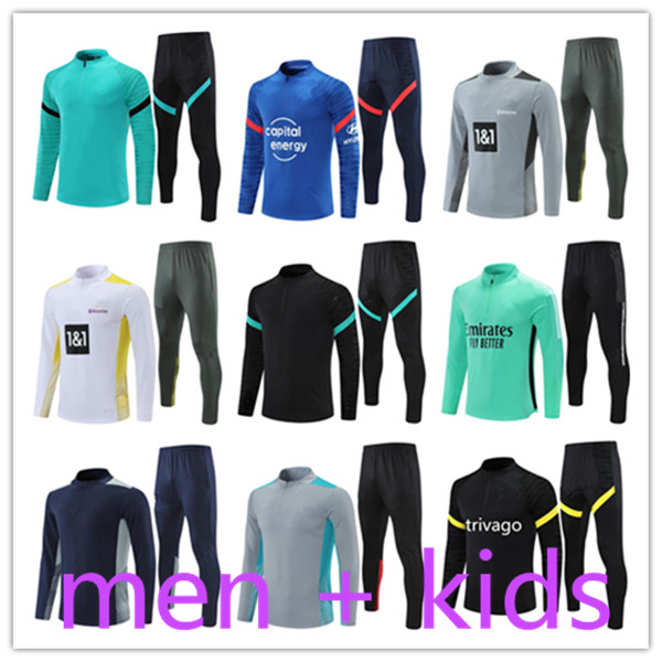 

Men + kids soccer Jerseys tracksuit kit football training mens clothing tracksuits jogging Survêtement chandal futbol Survetement designer