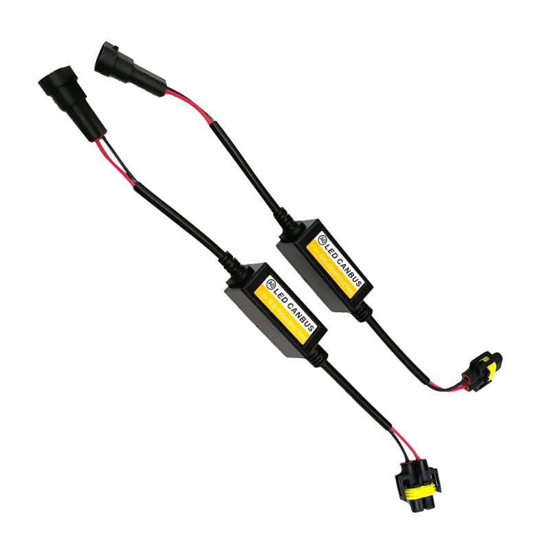 

Car Headlights 1 Pair H11 LED Headlight Canbus Error Free Anti Flicker Resistor Canceller Decoder For Fog Light Etc