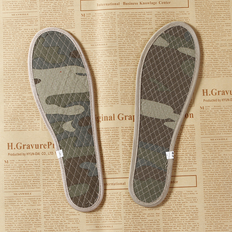 

Camouflage Army Green sports - men's sweat-absorbent shock absorption breathable leisure deodorant insoles spring, summer and autumn, White;pink