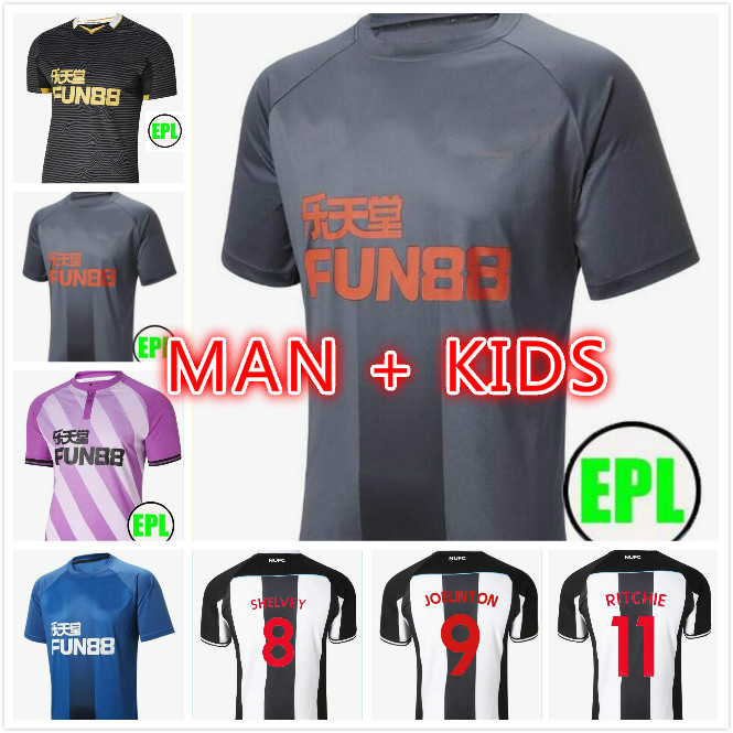 

Man kids kit 21 22 NUFC SHELVEY WILSON Soccer Jerseys 2021 2022 JOELINTON LEWIS LASCELLES Football Shirt ALMIRON RITCHIE GAYLE Jersey