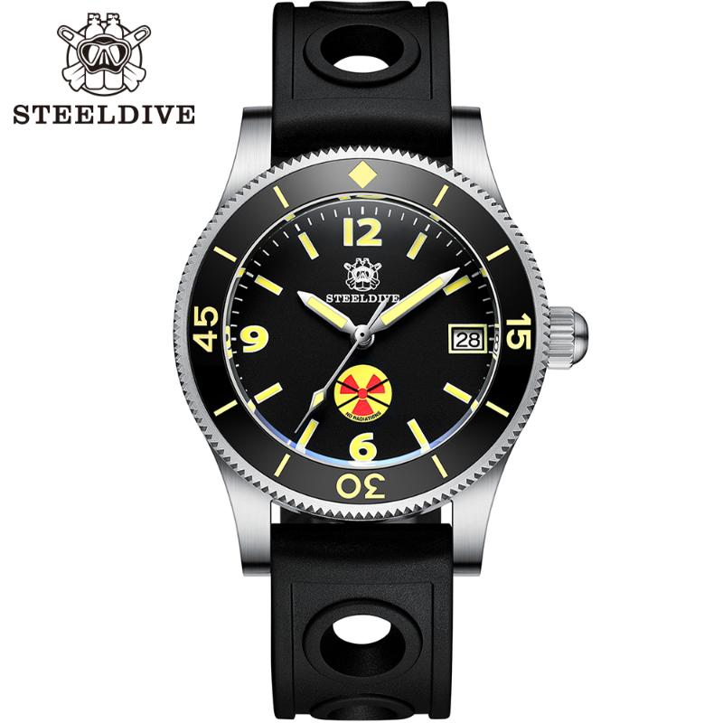 

Wristwatches Arrival STEELDIVE SD1952T NH35 Automatic C3 Luminous Wristwatch 300M Waterproof Sapphire Glass Men's Diving Watch, 52t-kn sz