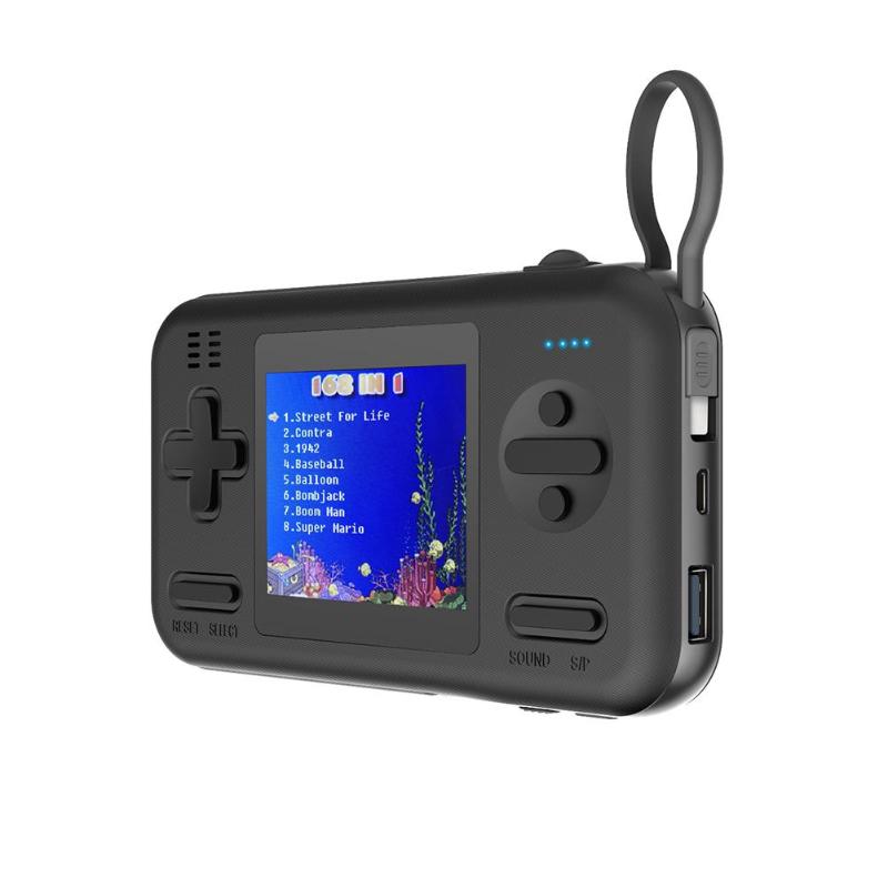 

Portable Game Players Handheld Console 2.8 Inches Color Screen Built-in 416 Games Gamepad With 8000mAh Power Bank For Kids Player Gift