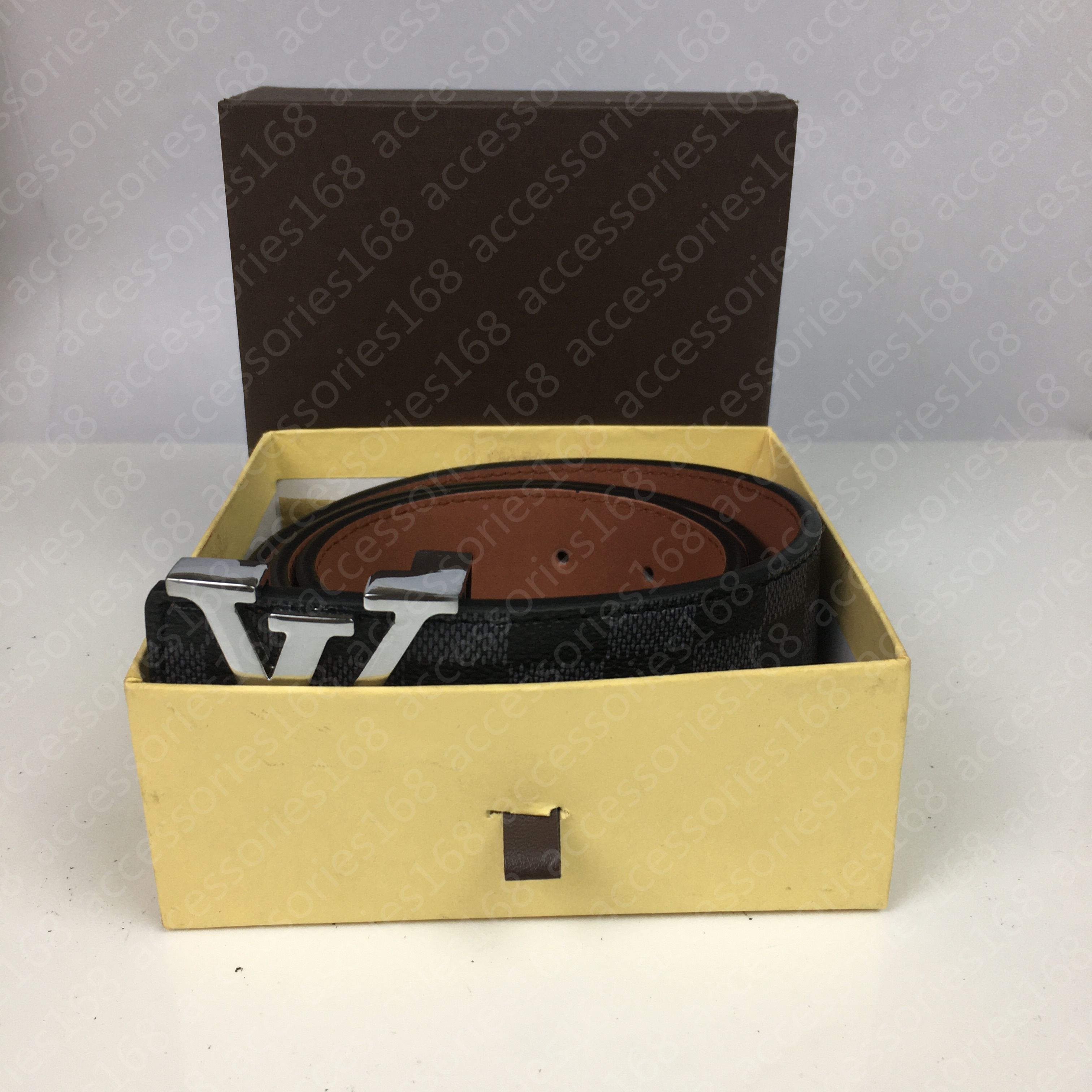 

High Quality Mens Designer Belts Trendy Letters Print Men Women Belt Four Season Smooth Buckle 20Styles Waistband with Box, Black;brown