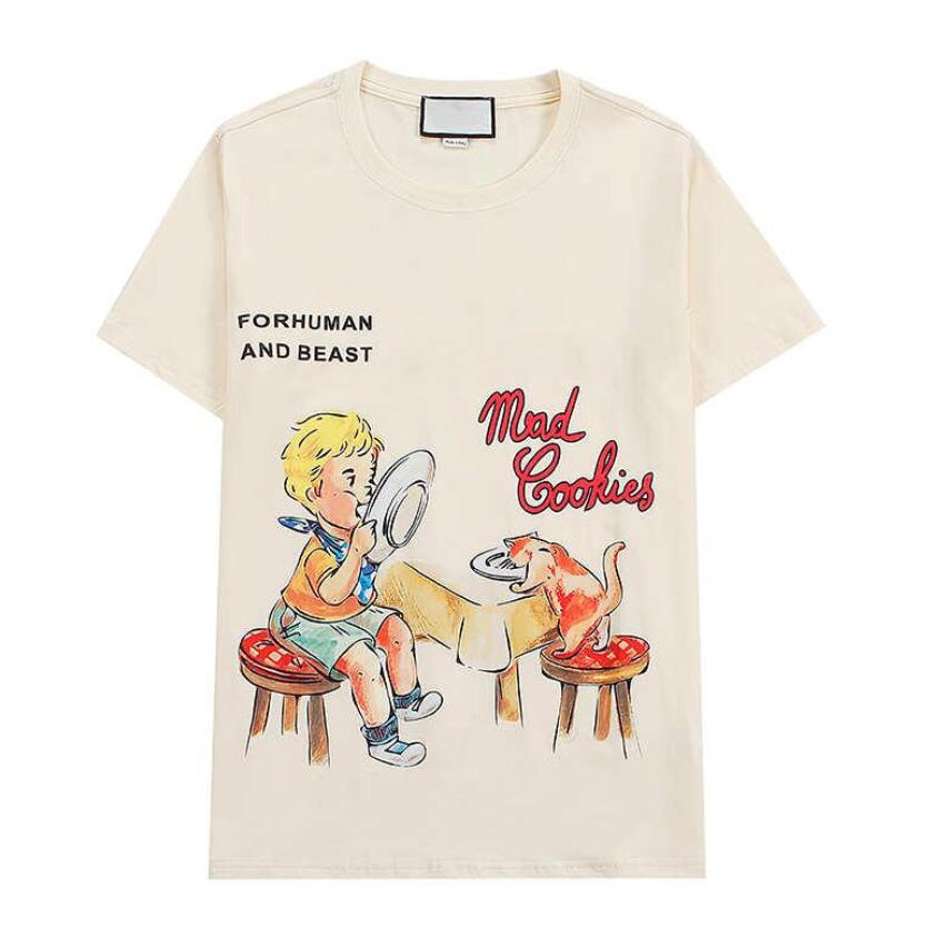 

New Summer Men Women T Shirts with Letter Printed Casual Mens T Shirt Top Quality Men Fashion Tees Streetwear Clothing 2 Colors