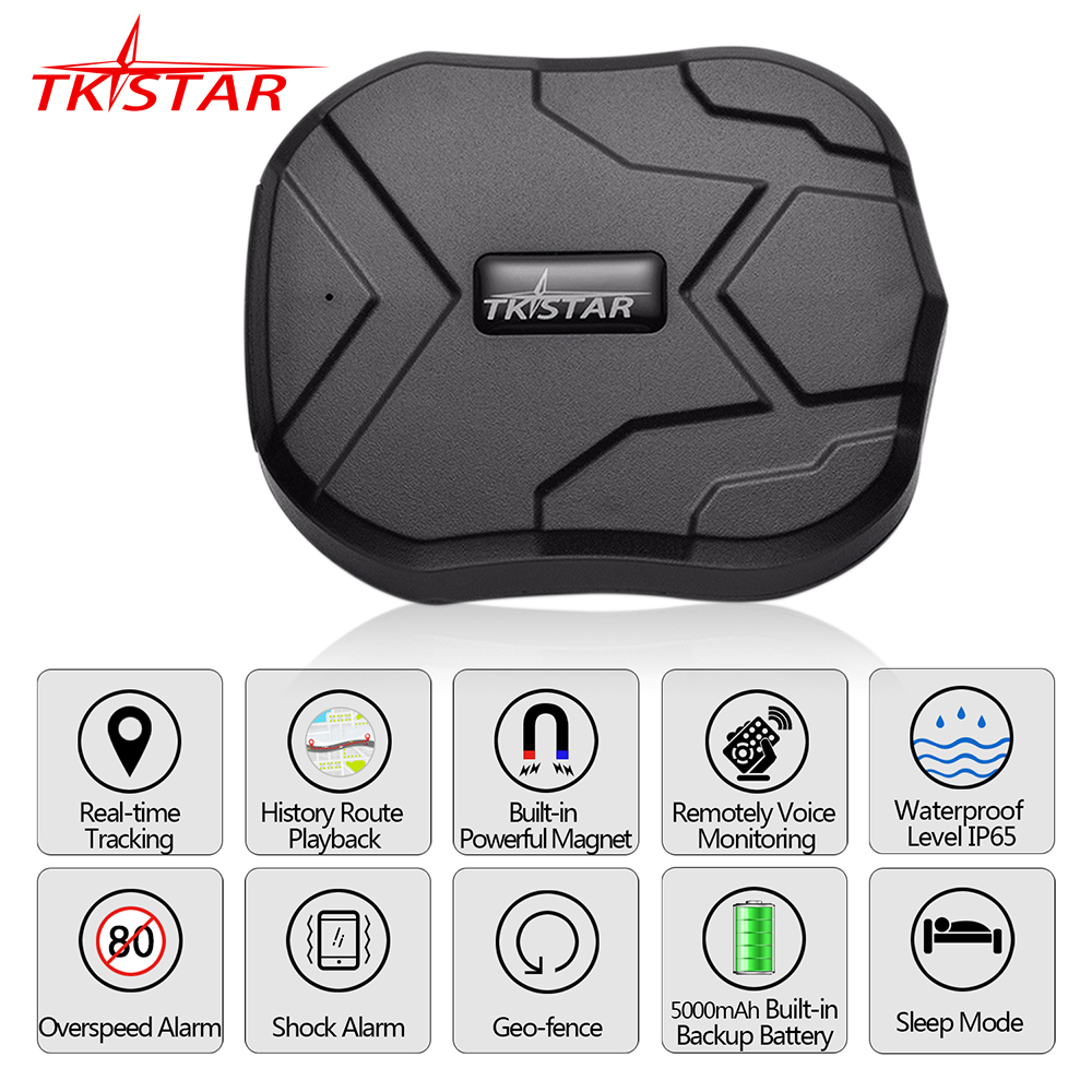 

GPS Tracker Car TKSTAR TK905 5000mAh 90 Days Standby 2G Vehicle Tracker GPS Locator Waterproof Magnet Voice Monitor Free Web APP gf07 gf09