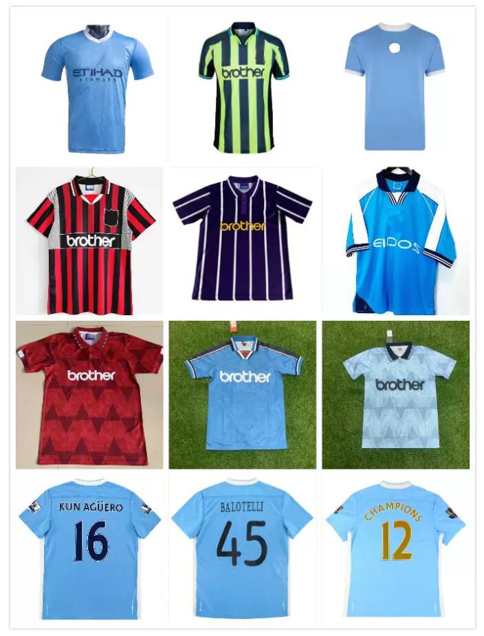 

Retro classic 1972 1989 1998 1999 2000 2011 2012 city soccer jerseys Haaland DZEKO SILVA TEVEZ KUN AGÜERO KOMPANY TOURE YAYA BALOTELLI 11/12 football shirt S-2XL, Home 3