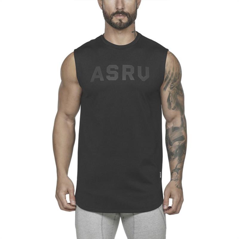 

Running Jerseys Men Fitness Vest Tank Top Bodybuilding Sweatshirt Basketball Jersey Sports Sleeveless Shirt Gym Workout Stringer Singlet, Black