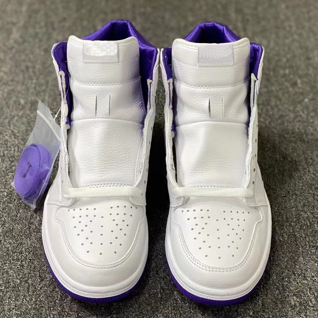 

2021 Authentic 1 OG WMNS Court Purple 1s Man Basketball Shoes CD0461-151 White Retro Sport Sneakers With Original Box Size 7-13
