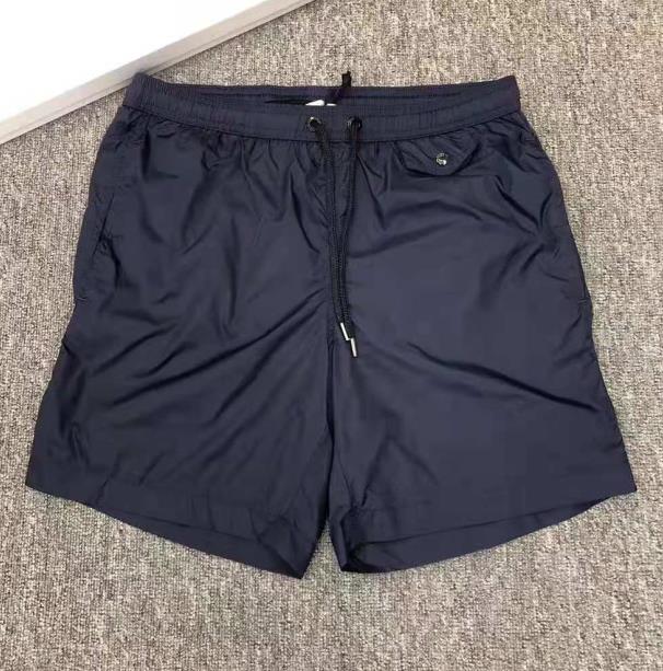 Men de nylon short applique concepteur gentleman pochets plage maillot de bain boy zipper fermeture back poche pantalon de cordon de draw