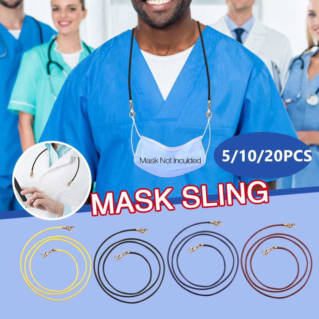 5/10/20 Adjustable mascarillas dirt bun extension cord mask lower pressure of elastic ear sewing around the neck-image-693548902