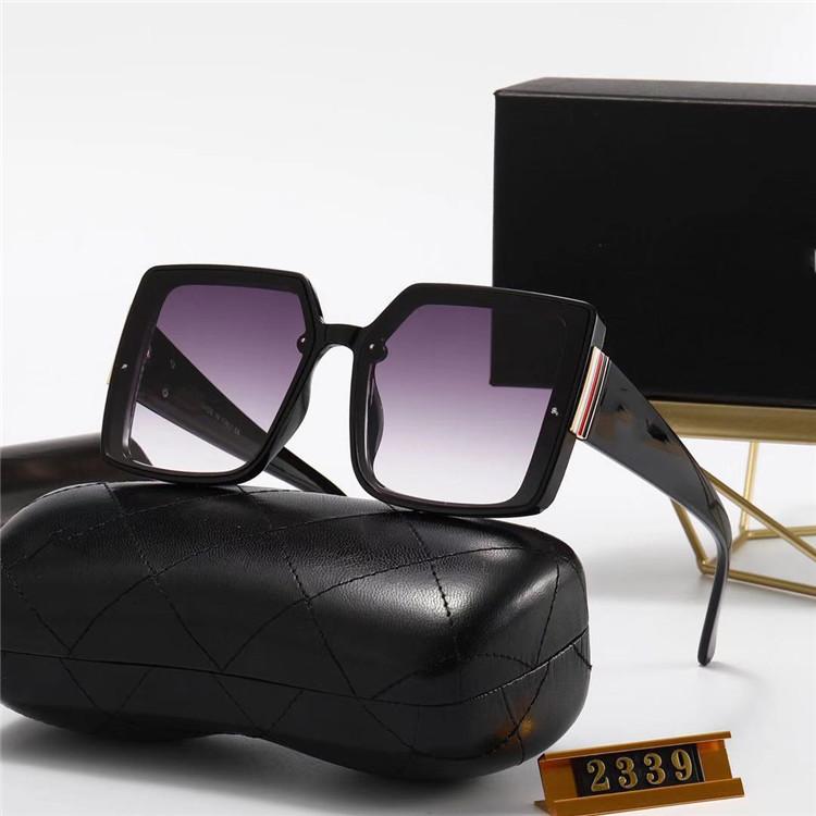 

Classic Fashion Designer Sunglasses High Quality Big Square Frames Lenses Sun Glasses Eyewear For Women Eyeglasses With Box 2239