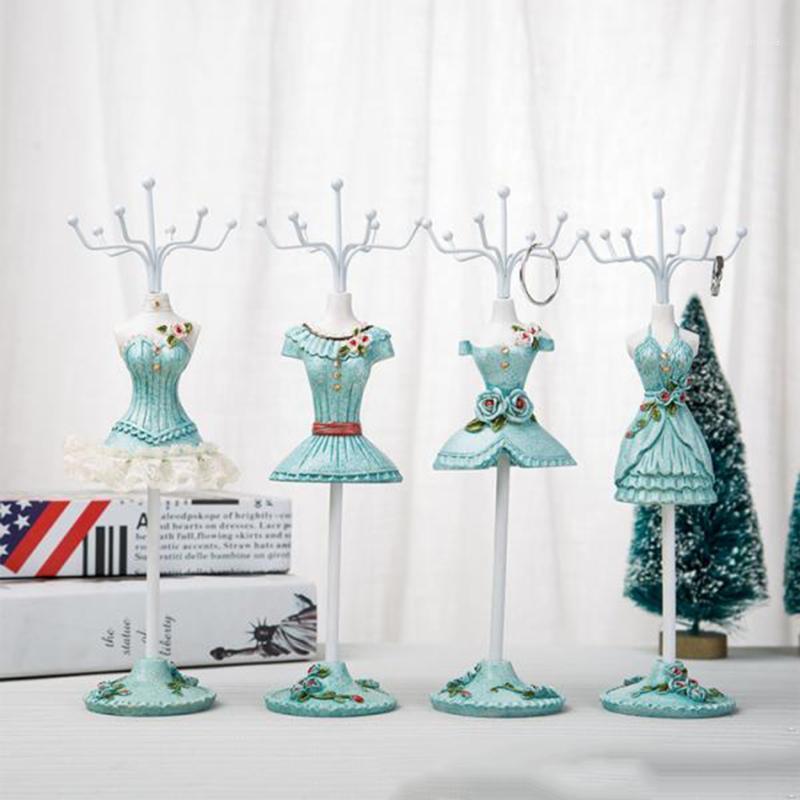 

Jewelry Pouches, Bags 25 Cm/10 Inch Elegant Display Rack Hanger For Holding Necklace Bracelet Earrings Rings Romantic Blue, Pink;blue
