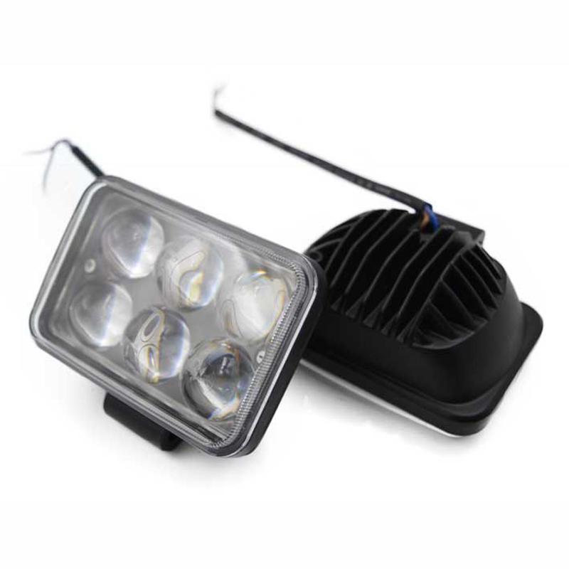 

Car Headlights 4D Led Offroad Headlight Truck Motorcycle Driving Headlamp Fog Light 12v-24v Spotlight Work For 4x4 Tractor ATV RV